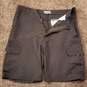 Wrangler Athletic Shorts, 34, Gray